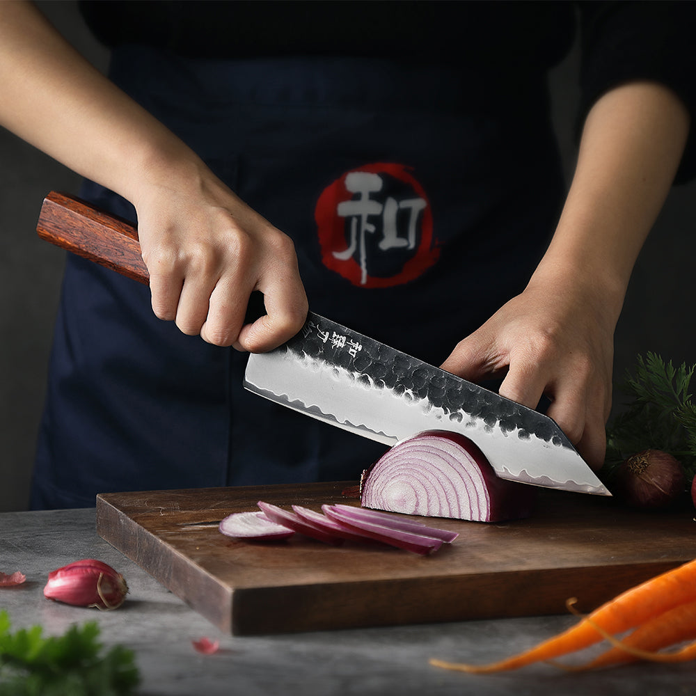 HEZHEN PM8S - 8.5" Kiritsuke & 5.5" Utility & 1K/5K Whetstone bundle