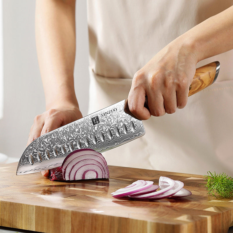 XINZUO B37 - 7" Santoku & 5" Utility bundle