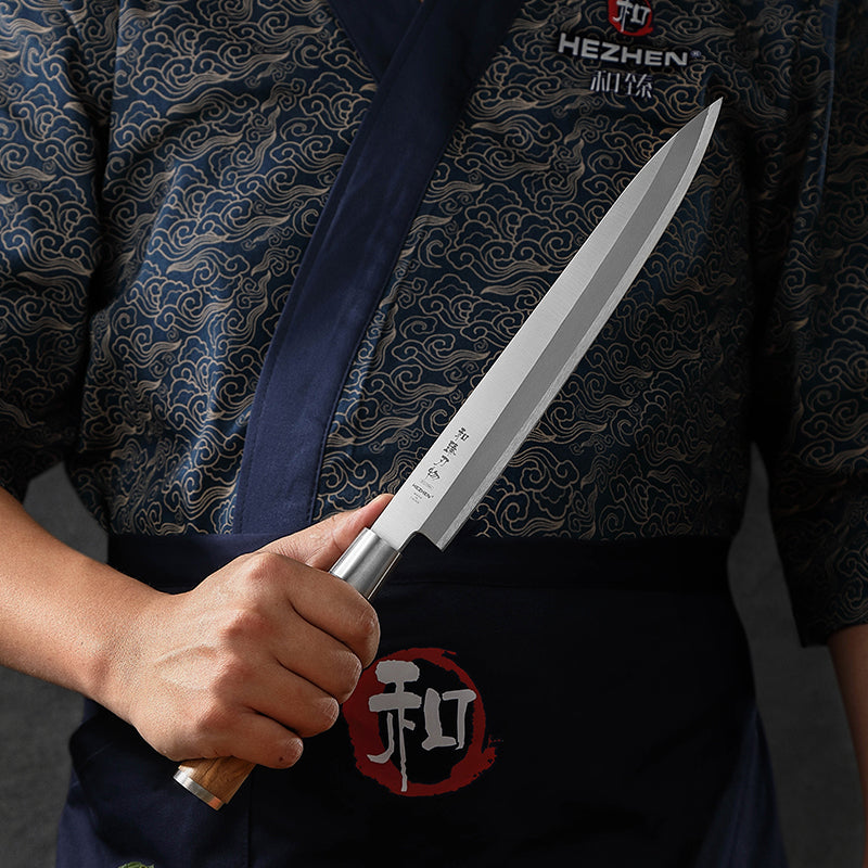 HEZHEN SO - 7" Deba & 240mm Yanagiba Bundle