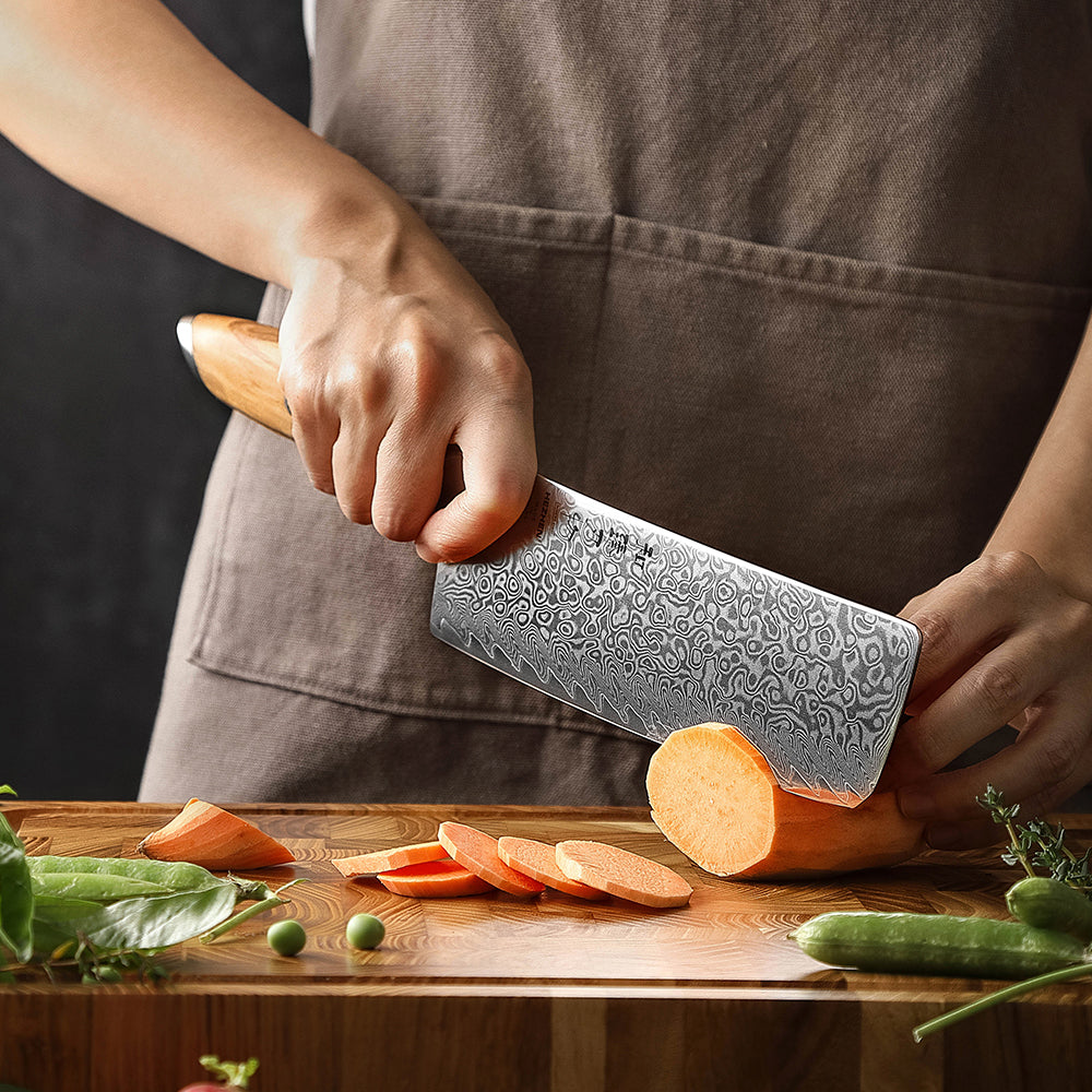 HEZHEN X01 - 8.5" Chef & 7" Nakiri & 5" Utility bundle
