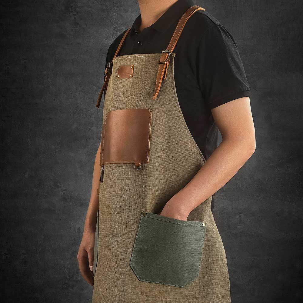HEZHEN - Professional Chef Kitchen Apron
