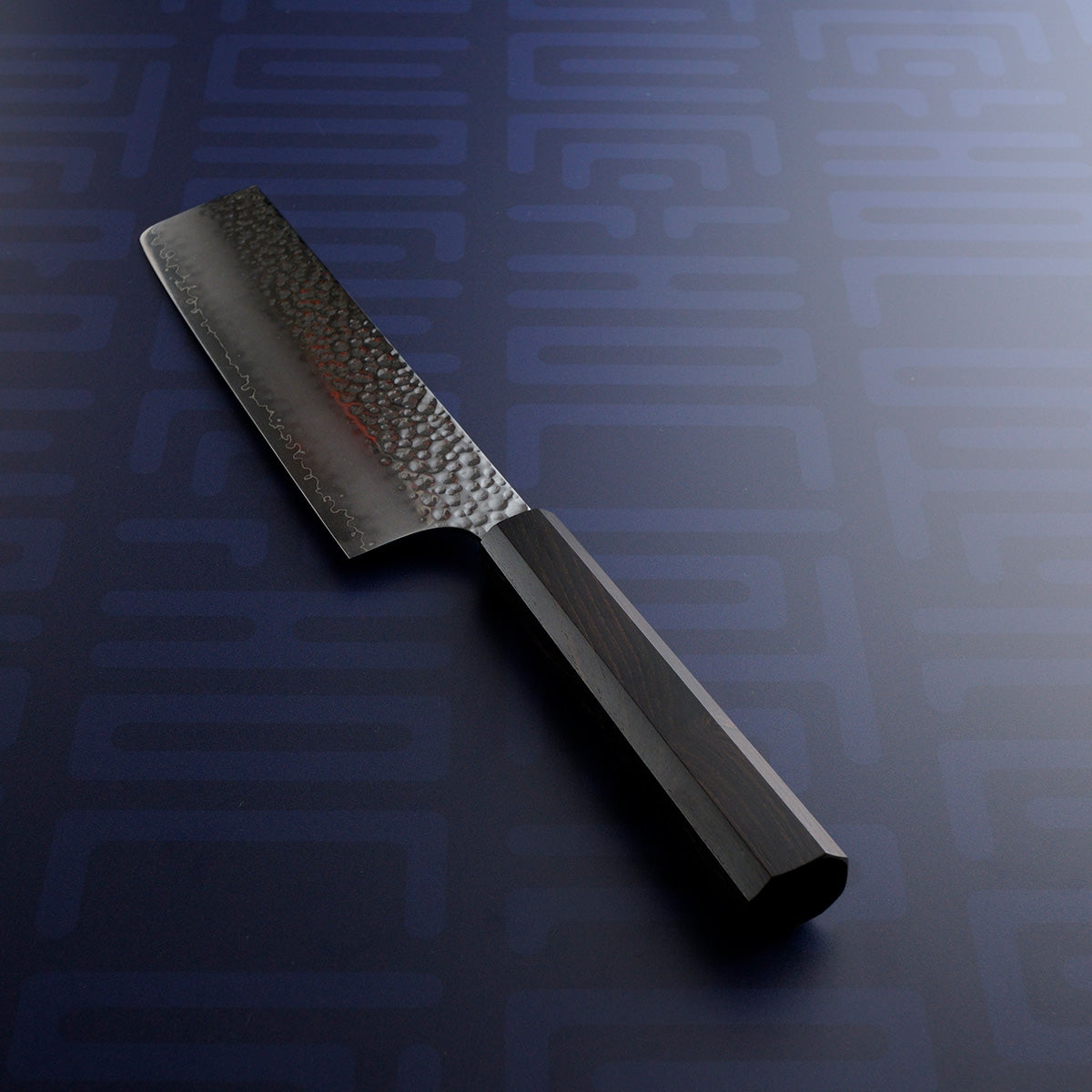 Hatsukokoro Hayabusa VG-10 Tsuchime - Nakiri 180mm Ebony handle