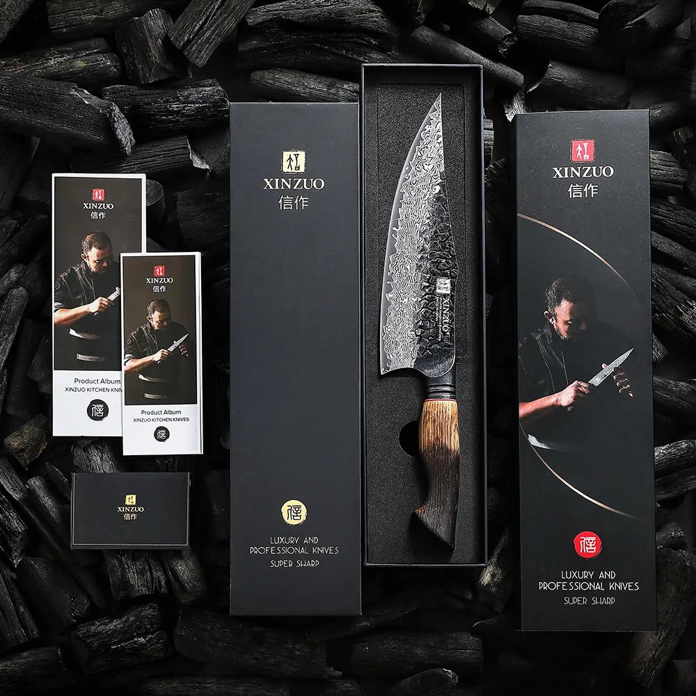 XINZUO X06 - 8.5" Damascus Chef Knife