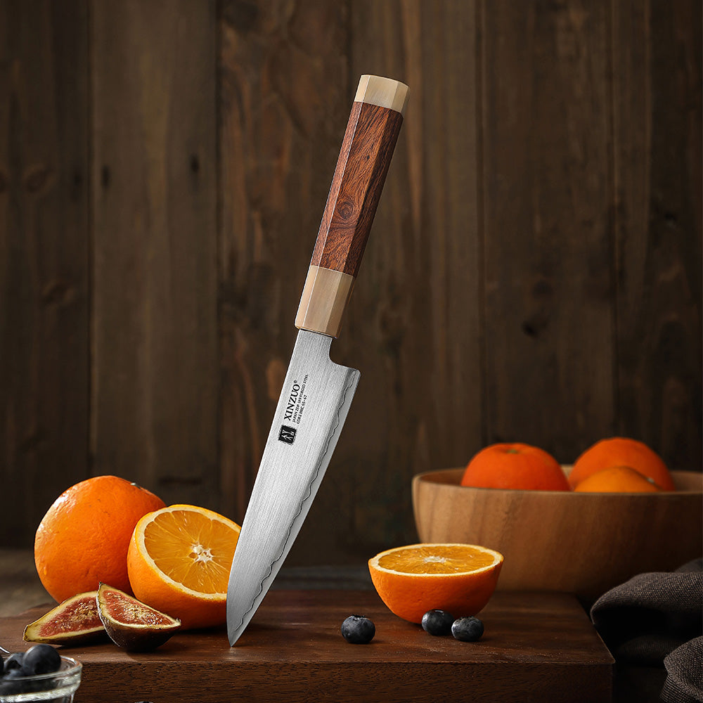 XINZUO X05Z- 8.5"Chef, 7"Nakiri and 6.5"Utility knife Bundle