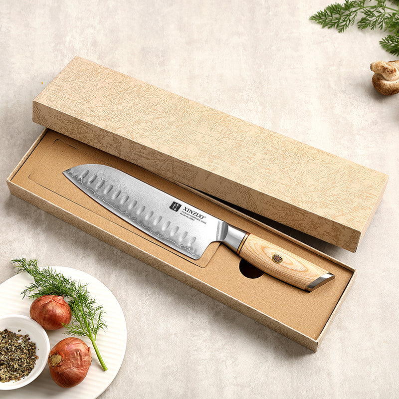 XINZUO B37S - 7" Santoku knife