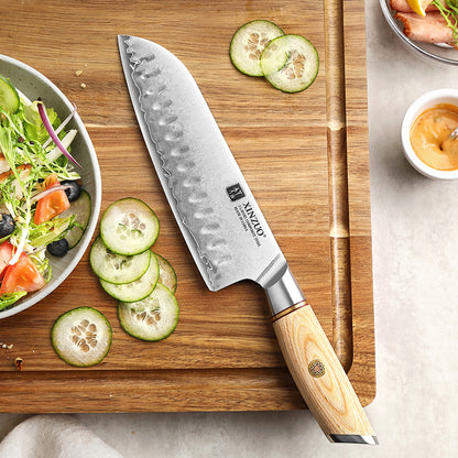 XINZUO B37S - 7" Santoku knife