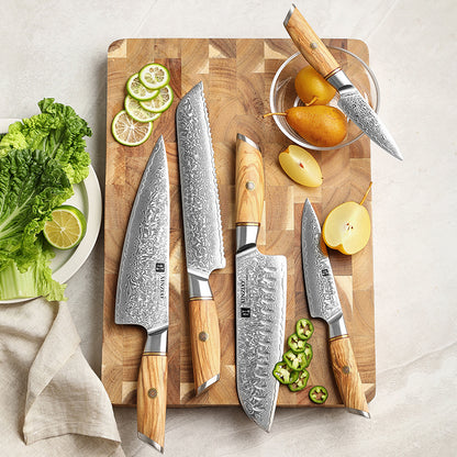 XINZUO B37 - 5pcs Knife set