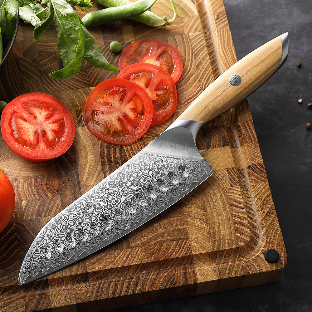 HEZHEN X01 - 7"Santoku knife