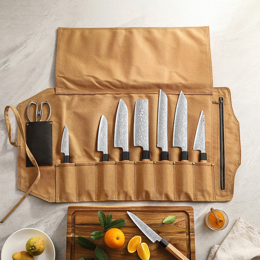 XINZUO - Chef knife roll bag - Khaki