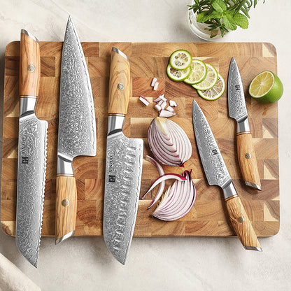 XINZUO B37 - 5pcs Knife set