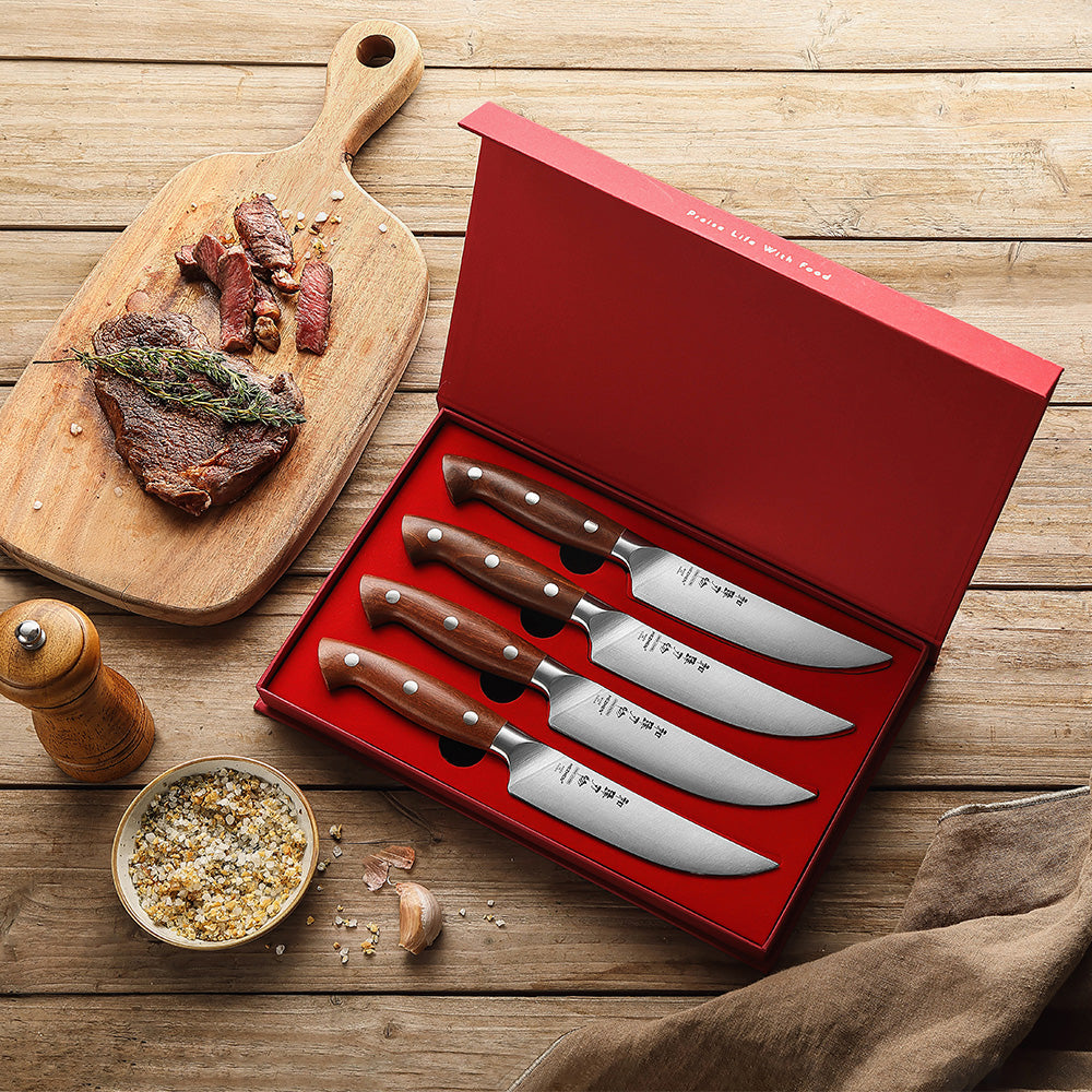 HEZHEN X02- Steak knife set (4pcs)