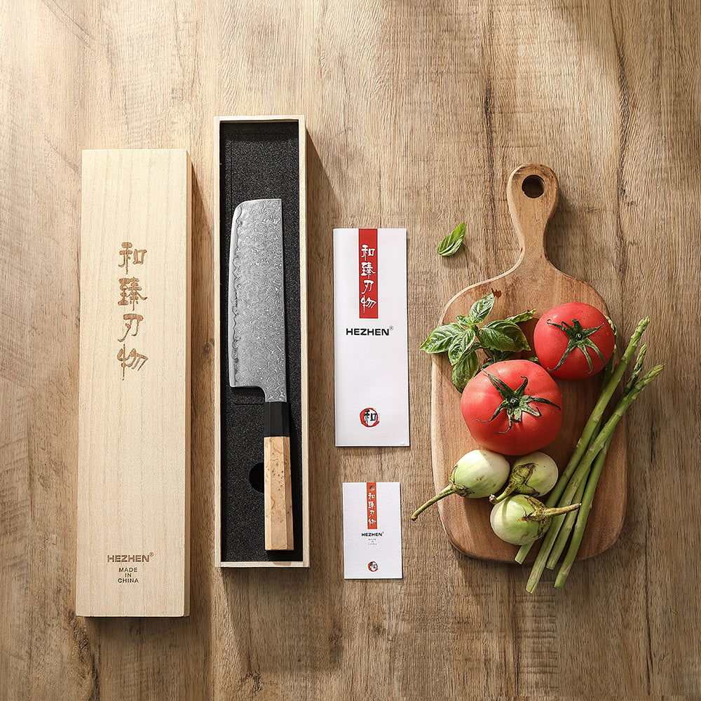 HEZHEN X05B- 7" Nakiri knife