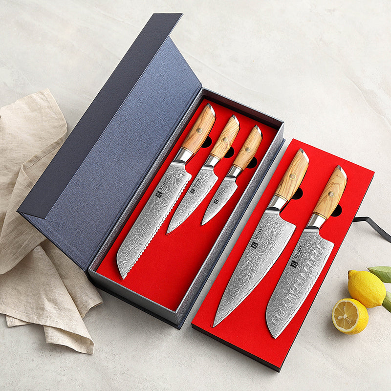 XINZUO B37 - 5pcs Knife set