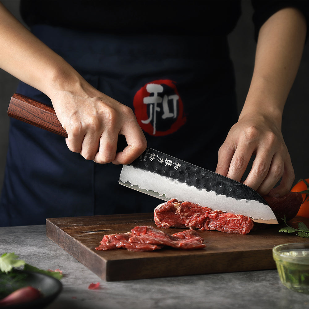 HEZHEN PM8S - 7.5" Santoku knife