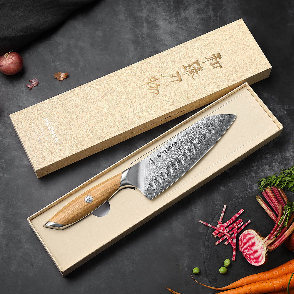 HEZHEN X01 - 7"Santoku knife