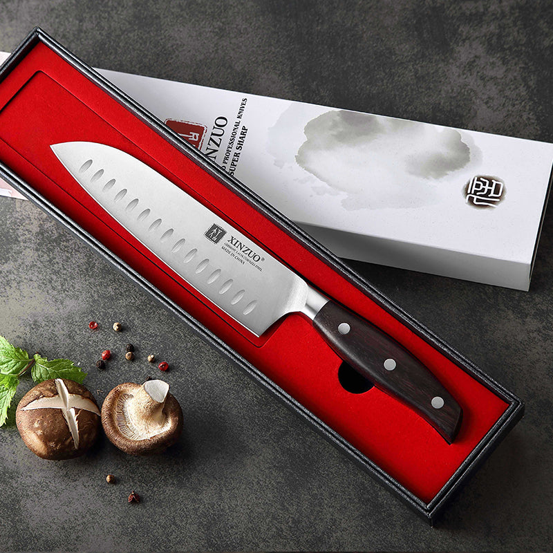 XINZUO B35 - 7" Santoku knife