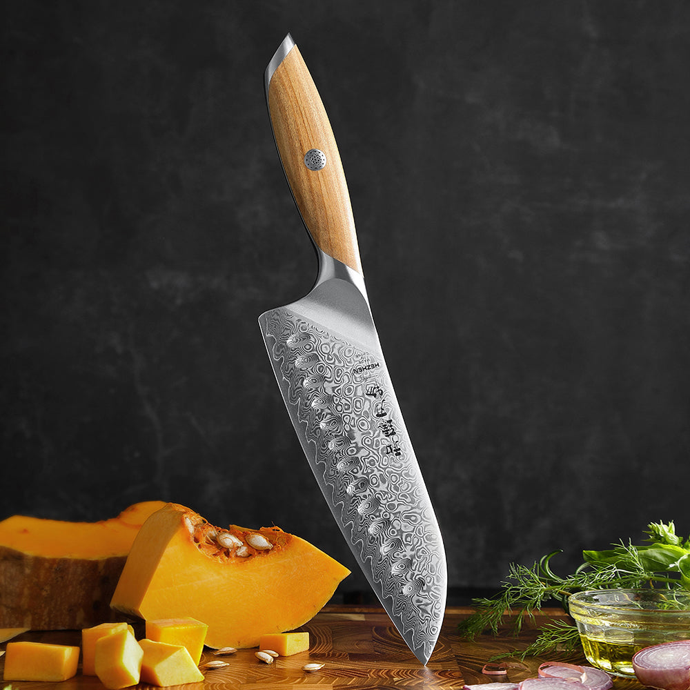 HEZHEN X01 - 7" Santoku & 5" Utility bundle