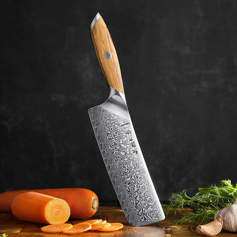 HEZHEN X01 - 8.5" Chef, 7" Nakiri & 5" Utility bundle