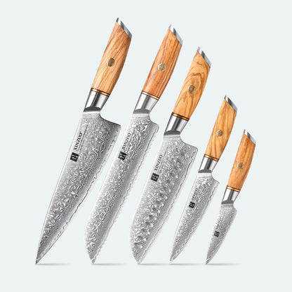 XINZUO B37 - 5pcs Knife set