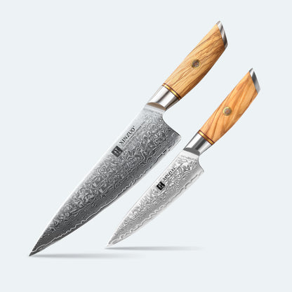 XINZUO B37 - 8" Chef & 5" Utility bundle