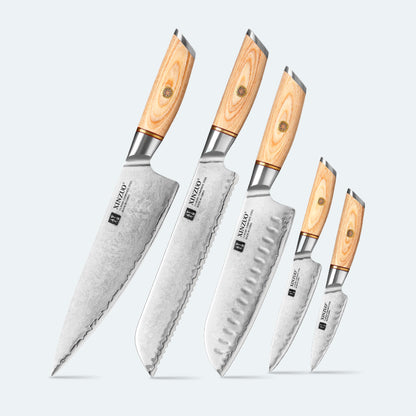 XINZUO B37S - 5pcs Knife set