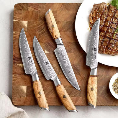 XINZUO B37 - 5" Steak knife 4pcs set