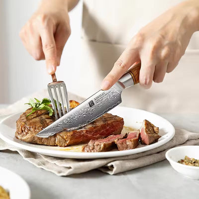 XINZUO B37 - 5" Steak knife 4pcs set