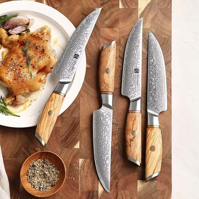 XINZUO B37 - 5" Steak knife 4pcs set