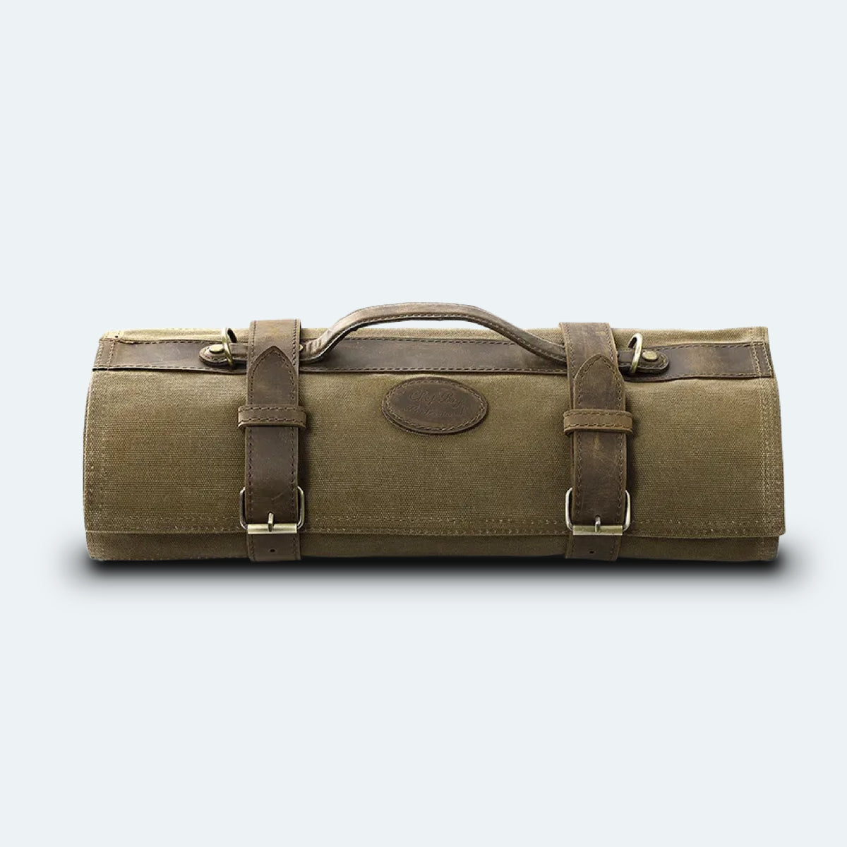 HEZHEN - Chef knife roll bag with Shoulder Strap - Green