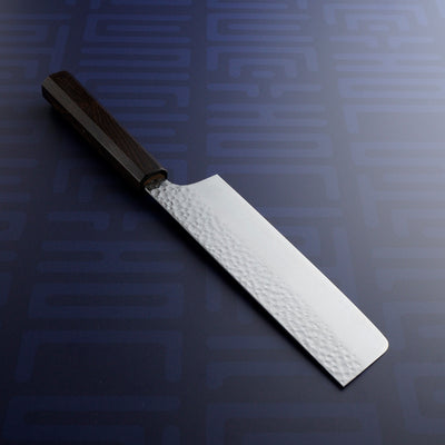 Hatsukokoro Hayabusa VG-10 Tsuchime - Nakiri 180mm Ebony handle