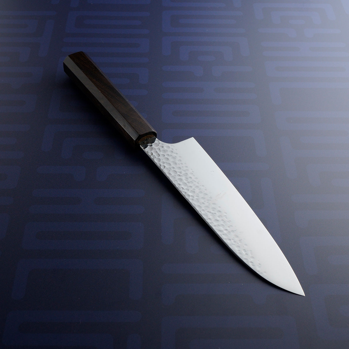 Hatsukokoro Hayabusa VG-10 Tsuchime - Santoku 180mm Ebony handle