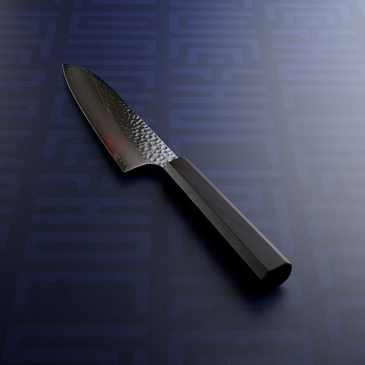 Hatsukokoro Hayabusa VG-10 Tsuchime - Santoku 180mm Ebony handle