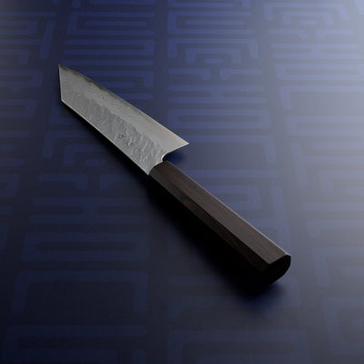 Nigara Hamono Migaki Tsuchime Damascus VG10 - Bunka 180mm Ebony handle