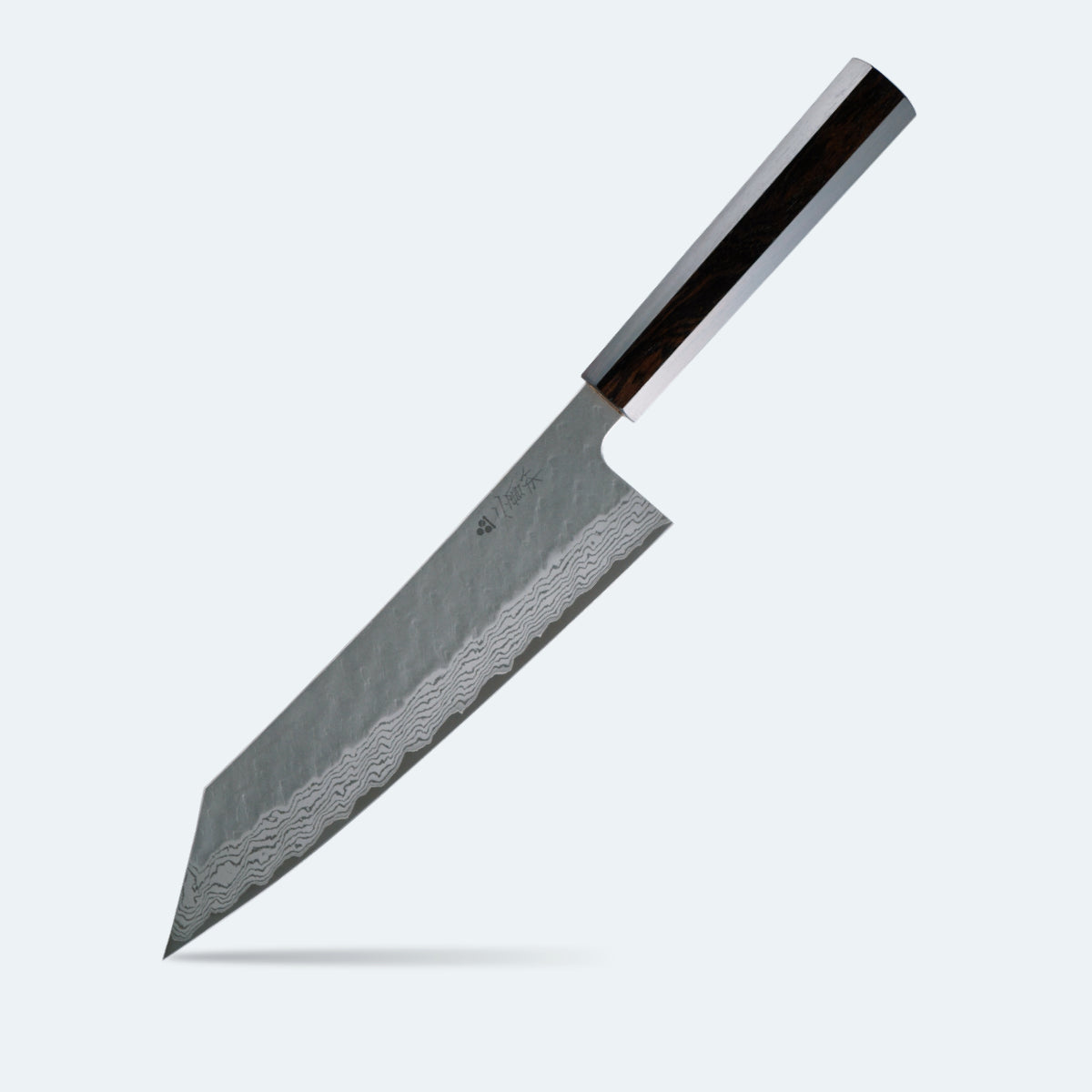 Nigara Hamono Migaki Tsuchime Damascus VG10 - Kiritsuke 240mm Ebony handle