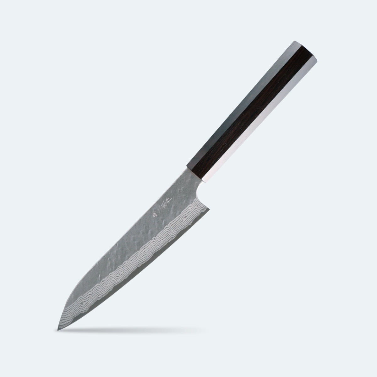 Nigara Hamono Migaki Tsuchime Damascus VG10 - Petty 150mm Ebony handle