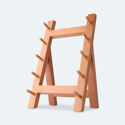 Japanese 5-Slot Knife Stand – Beech Wood