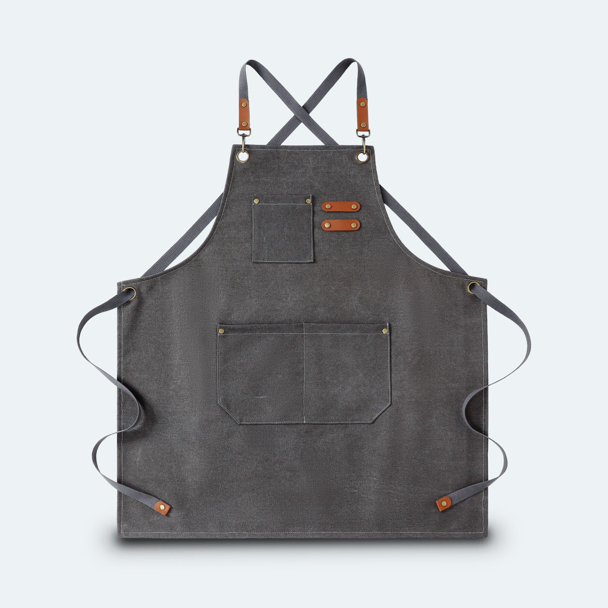 SHEN - Chef Kitchen Apron - Gray