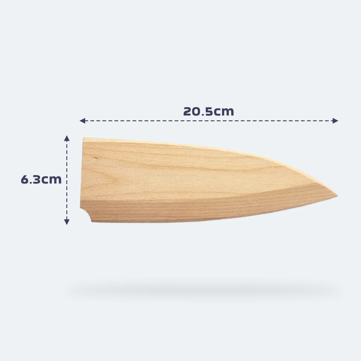 Wooden Saya for 180mm Deba knives