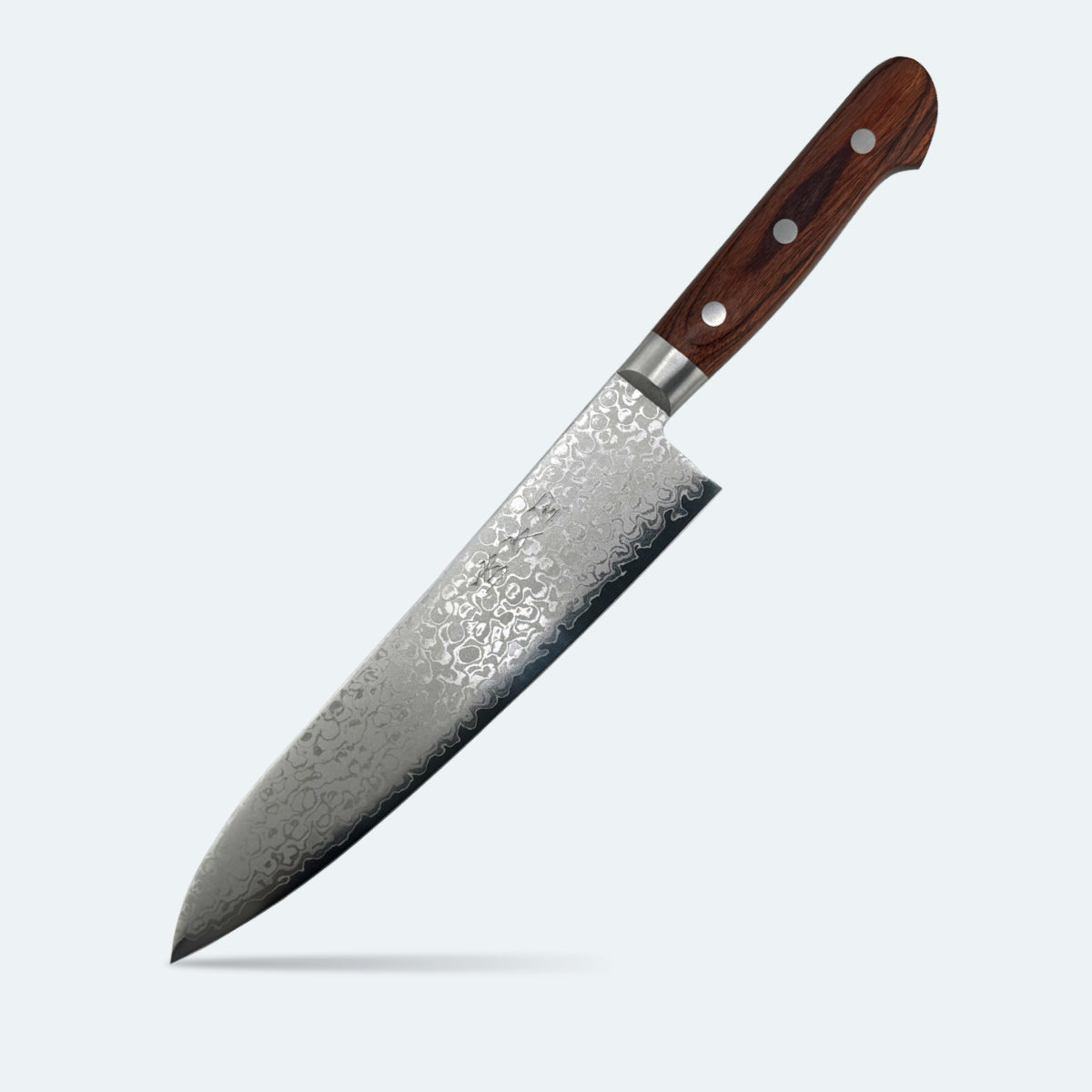 SEN Seki Hamono VG-10 17-Layer Damascus Gyuto 210mm – Rosewood Handle
