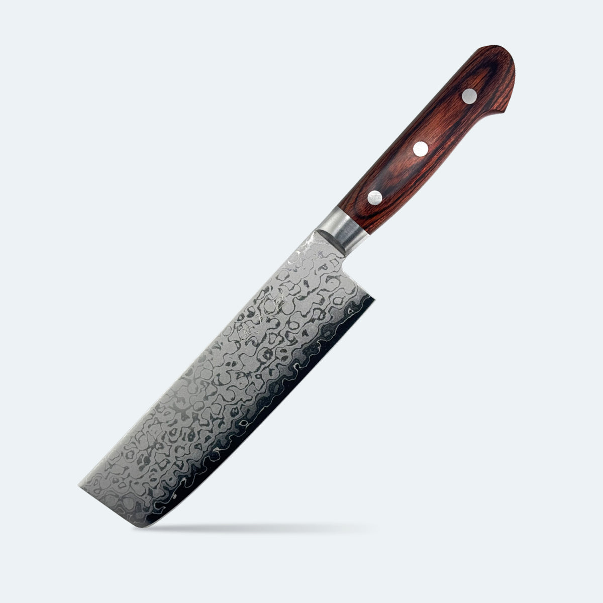 SEN Seki Hamono VG-10 17-Layer Damascus Nakiri 170mm – Rosewood Handle