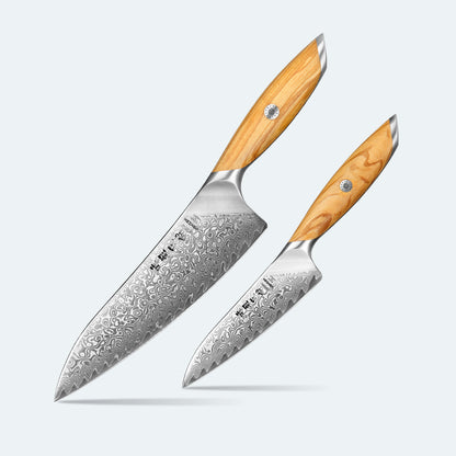 HEZHEN X01 - 8.5" Chef & 5" Utility bundle