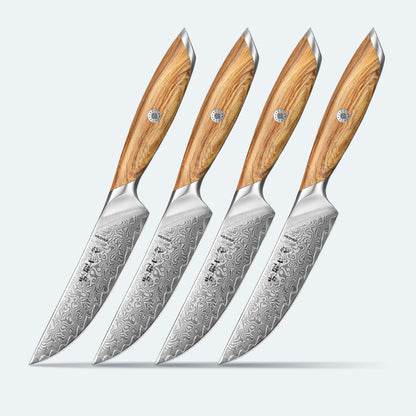 HEZHEN X01 - 5" Steak knife 4pcs set