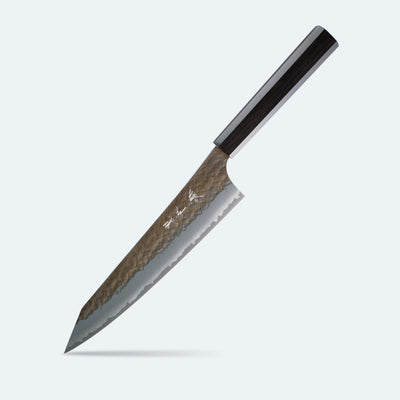 Yu Kurosaki Koku Sen Ei Aogami Super - Gyuto 210mm Ebony Handle