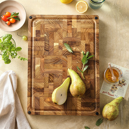 Cutting board - Teak wood 43x30.5x3.5cm